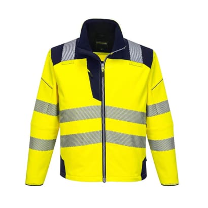 Portwest pw3 vision segmented hi vis softshell jacket ris 3279- t402