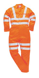 Portwest rail hi vis coverall boiler suit - rt42