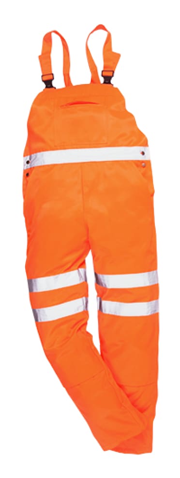 Portwest rail hi vis bib and brace ris 3279 - rt43