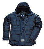 Portwest rip stop waterproof multi pocket work jacket/parka - s563