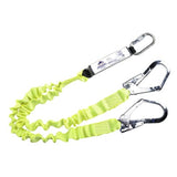 Scaffolding 100kg double lanyard elasticated with shock absorber - fp52