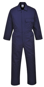 Portwest standard coverall boiler suit stud front - c802