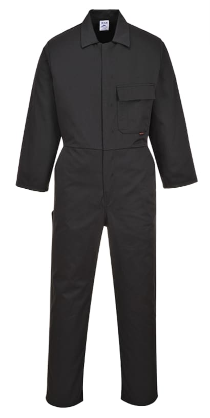 Portwest standard coverall boiler suit stud front - c802