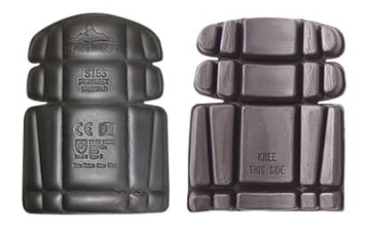 Portwest Standard Knee Pad Trouser Inserts S156, a foam insert pad that fits into trouser knee pad pockets
