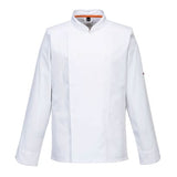 Portwest stretch mesh air pro long sleeve chefs jacket-c846