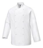 Portwest sussex cotton chefs jacket - c836