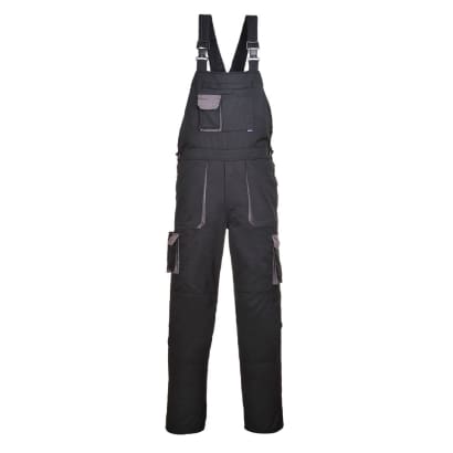 Portwest texo contrast work bib & brace kneepad pocket overall -tx12