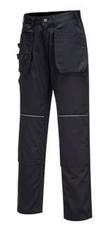 Portwest value tradesman holster pocket mens work trousers with kneepad pockets - c720