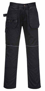 Portwest value tradesman holster pocket mens work trousers with kneepad pockets - c720