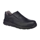 Portwest vegan composite lite slip on safety trainer shoe-fd62