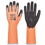 Portwest vis-tex cut level d handling glove with long cuff-a631