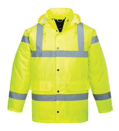 Portwest waterproof hi-vis traffic jacket - s460