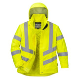 Portwest women’s hi vis winter jacket ladies warm high viz jacket-lw74