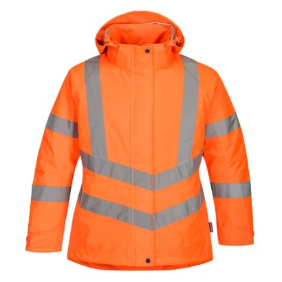 Portwest women’s hi vis winter jacket ladies warm high viz jacket-lw74