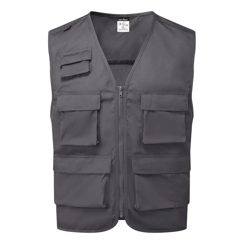 Portwest work vest c704 with ample storage and cool fit