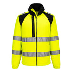 Eco hi-vis fleece for work from snickers and helly hansen