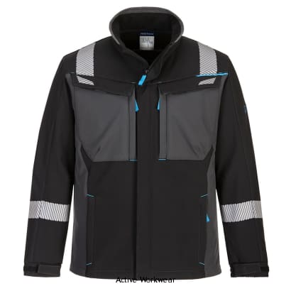 Portwest wx3 flame retardant softshell jacket enhanced visibility-fr704