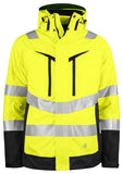 Projob 6445 high visibility premium 3-in-1 jacket with windproof inner - en iso 20471 class 3/2