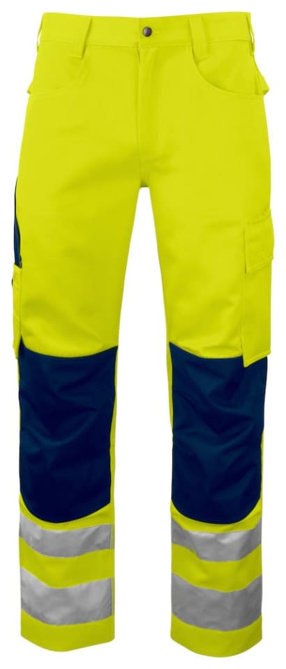 Projob 6532 high-vis work trousers with smart storage solution