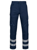 Projob high visibility work trousers with knee pad pockets 2517