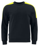 Projob workwear enhanced visibility 2125 cotton sweatshirt
