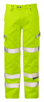 Pulsar high visibility combat trousers mens hi vis cargo trousers-p346