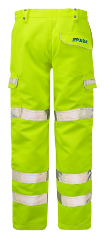 Pulsar high visibility combat trousers mens hi vis cargo trousers-p346