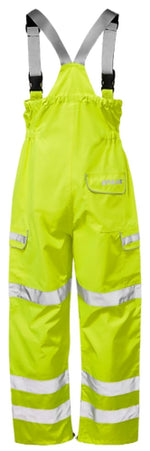 Pulsar hi vis men’s waterproof viz bib and brace overalls salopettes-p521