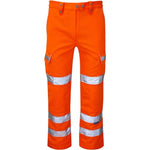 Pulsar rail ladies combat work trousers railway spec orange pants pr336lds