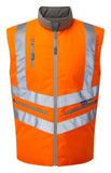 Pulsar rail hi vis body warmer gilet pr498