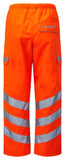 Pulsar rail hi vis waterproof breathable over trousers pr503