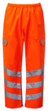 Pulsar rail hi vis waterproof breathable over trousers pr503