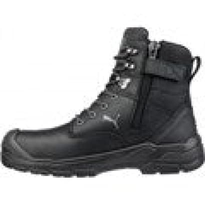 Puma conquest evo composite zipped high s3 black safety boot