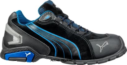 Puma rio black low s3 src safety trainer shoe aluminium toe composite m/sole safety trainers puma
