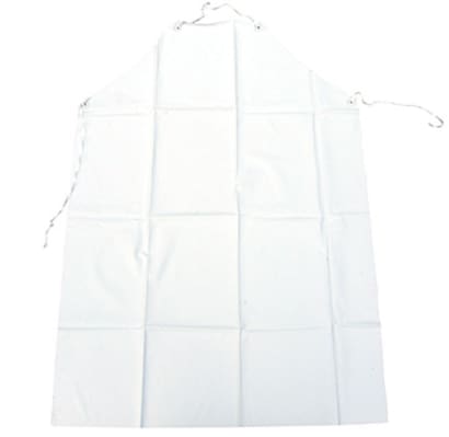 Pvc heavyweight work apron white 42’x36’ (pack of 10) click pahww42