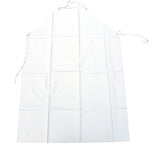 Pvc heavyweight work apron white 48’x36’ (pack of 10) - pahww48