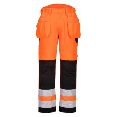 Pw2 hi vis holster pocket work trouser non scratch non metallic portwest-pw242