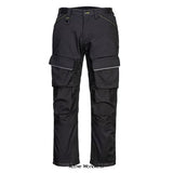 PW3 Harness stretch work Trousers working at heights -PW322 Portwest Active-Workwear PW3 Harness Trousers offers flexibility and is constructed using durable and abrasion resistant fabrics. The unique pocket layout makes it user friendly to use with harnesses without restricting access to pockets. Bottom loading knee pad in robust ballistic fabric offering reinforcement at key abrasion points. Ankle strap system for easy movement on ladders