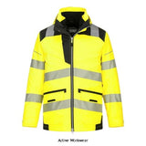 Pw3 hi-vis 5 in1 waterproof jacket bodywarmer ris 3279 portwest pw367