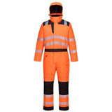 Pw3 hi vis class 3 winter padded waterproof coverall portwest ris 3279 pw352