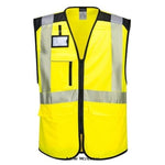 Pw3 hi vis executive vest viz zipped pw309