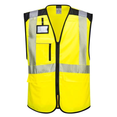 Pw3 hi vis executive vest viz zipped pw309