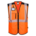 Pw3 hi vis executive vest viz zipped pw309