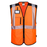 Pw3 hi vis executive vest viz zipped pw309