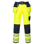 Pw3 hi-vis holster/kneepad pocket work trousers class 2 portwest t501 ris 3279