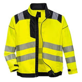 Pw3 vision hi-vis polycotton drivers work jacket portwest t500 ris 3279