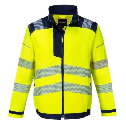 Pw3 vision hi-vis polycotton drivers work jacket portwest t500 ris 3279