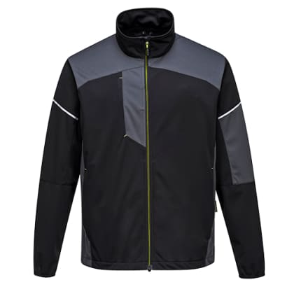 Pw3 windproof flex shell work jacket portwest t620