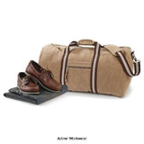 Quadra Vintage Canvas Holdall Travel Bag Kit Bag - QD613 Bags Active-Workwear