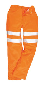 Rail hi vis class 2 service work trousers ris go/rt portwest rt45